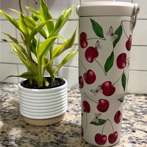 Hydrapeak Cherry Pattern Insulated Tumbler